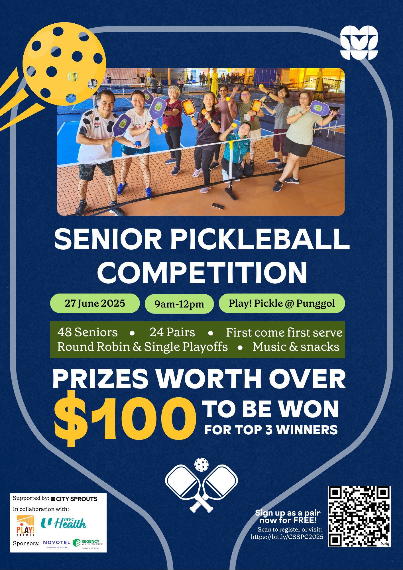Senior Pickleball Competition 2025