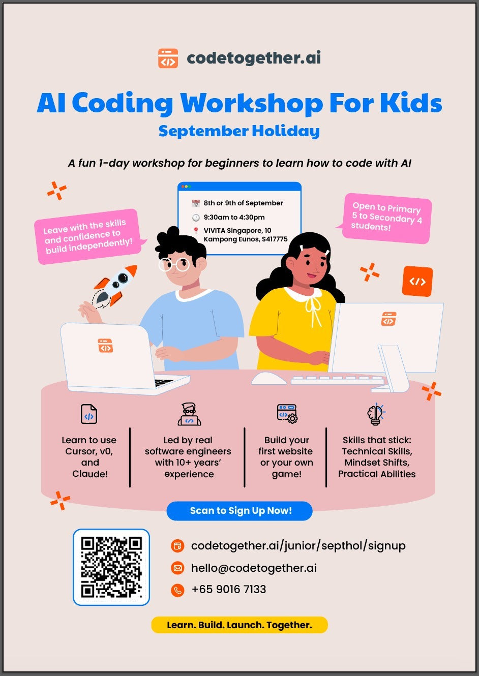 Kids Innovation Camp: AI Coding for Kids