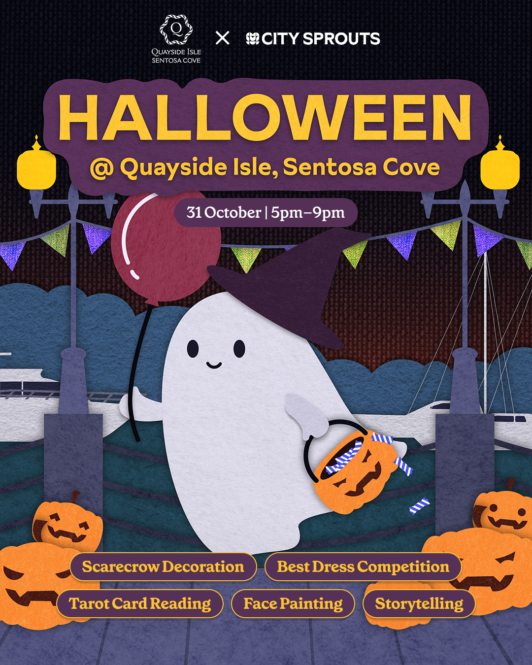Halloween @ Quayside Isle, Sentosa Cove