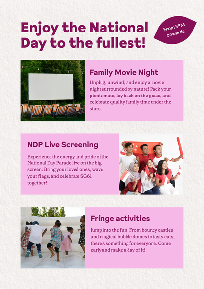 Eat. Chill. Play. @ West Coast: National Day Edition