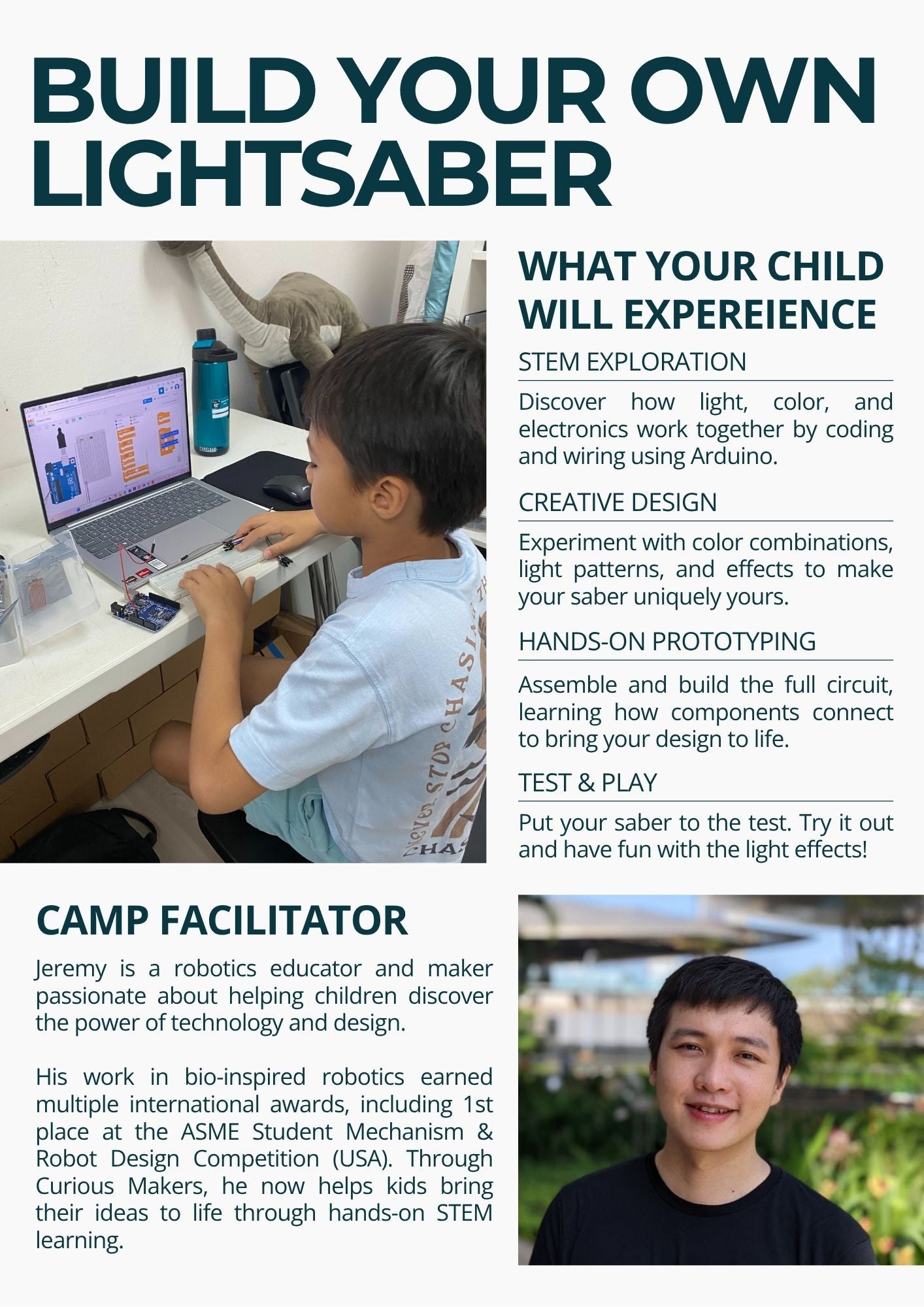 Kids Innovation Camp:  Build Your Own Lightsaber