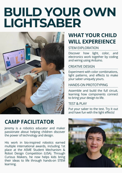 Kids Innovation Camp:  Build Your Own Lightsaber
