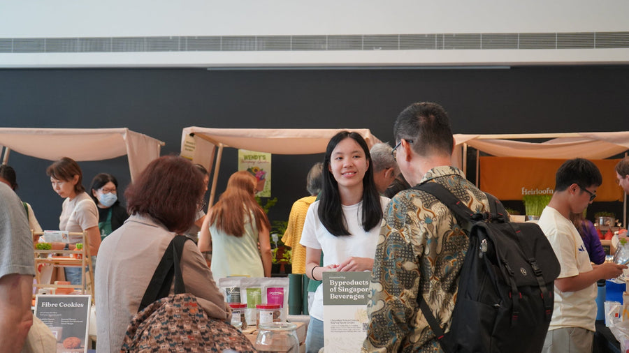 Visitors browsing the Masak Market