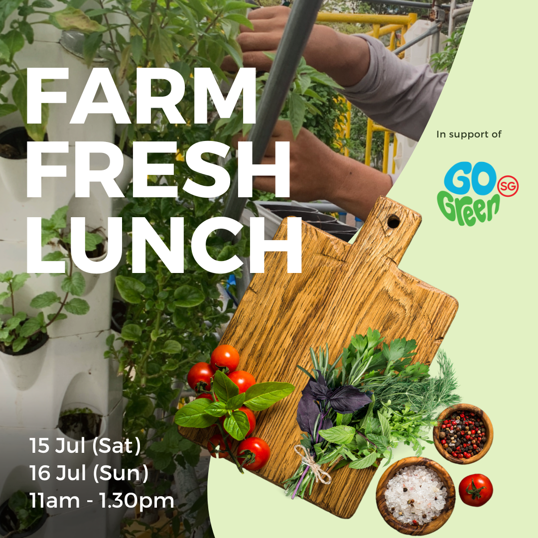 Farm Fresh Raffle Farm Fresh Lunch | #GoGreenSG Signature Farm Tour in Singapore ...