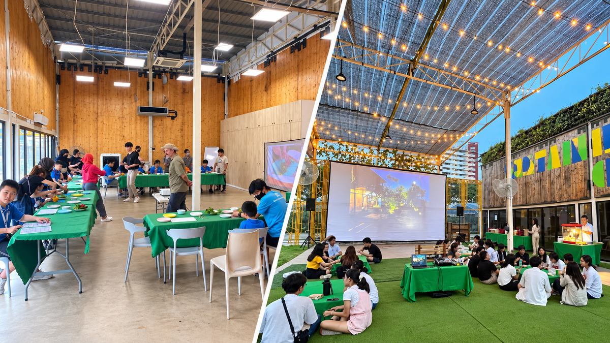 Weekday Venue Hire: Indoor Sustainability Centre + Outdoor Sustainability Centre