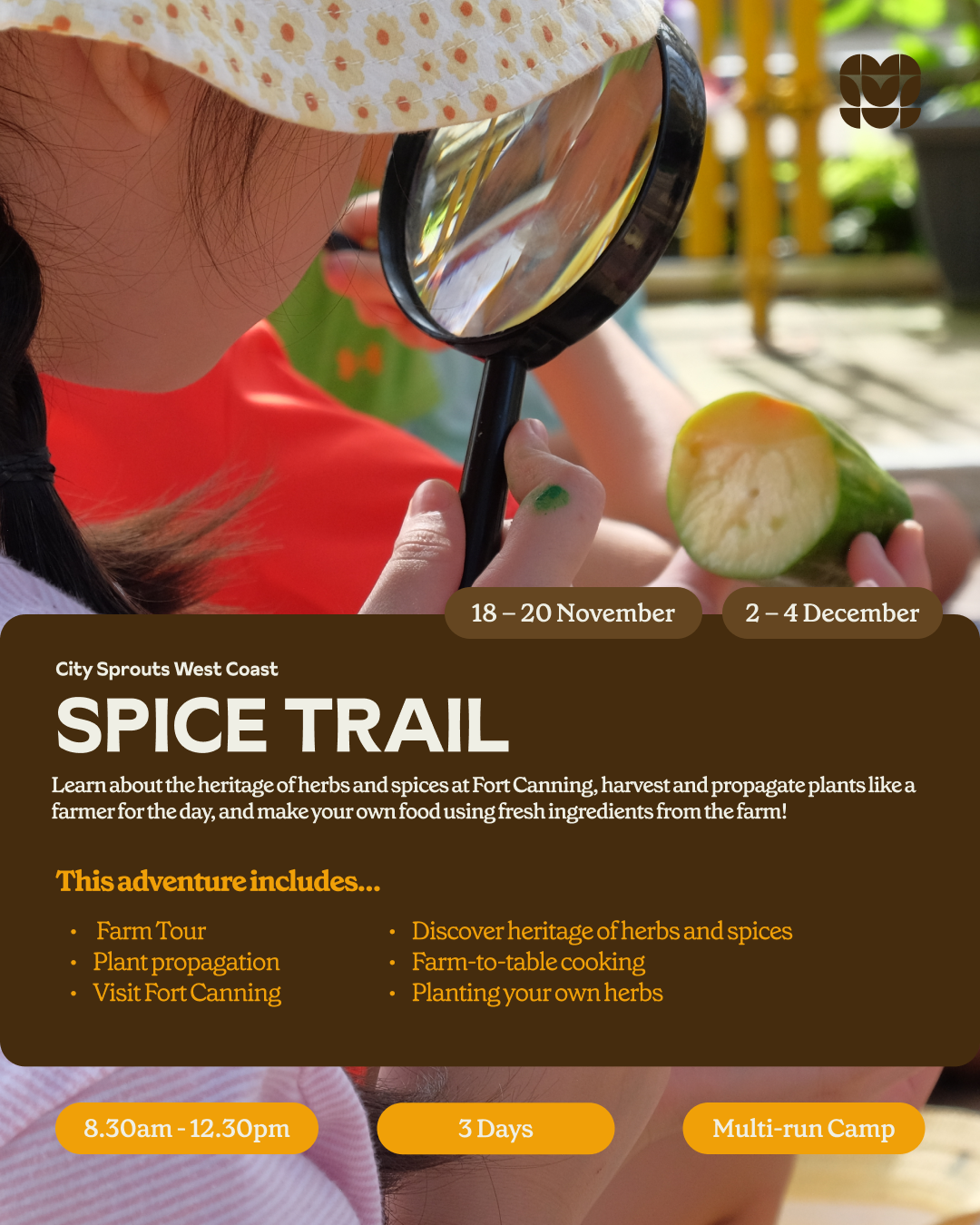 Kids Adventure Camp 2024: Spice Trail @West Coast