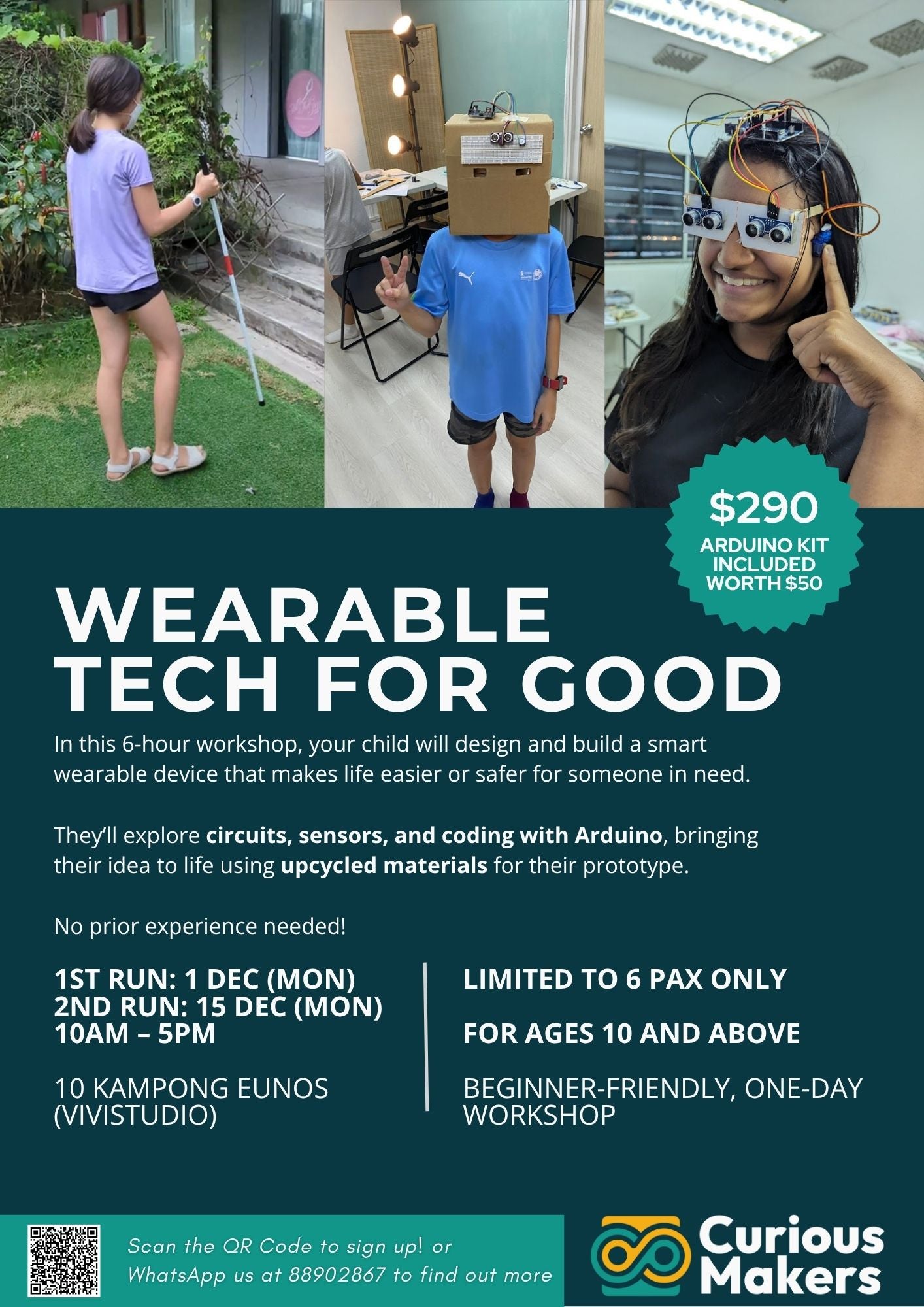 Kids Innovation Camp: Wearable Tech for Good