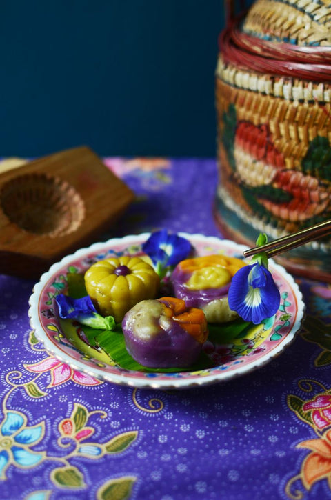 Colourful traditional kueh by Kueh Ho Jiak
