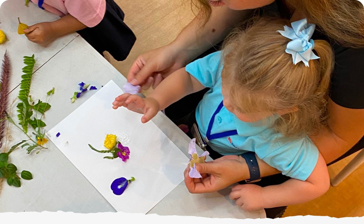 Students taking part in a Gardening Masterclass for schools