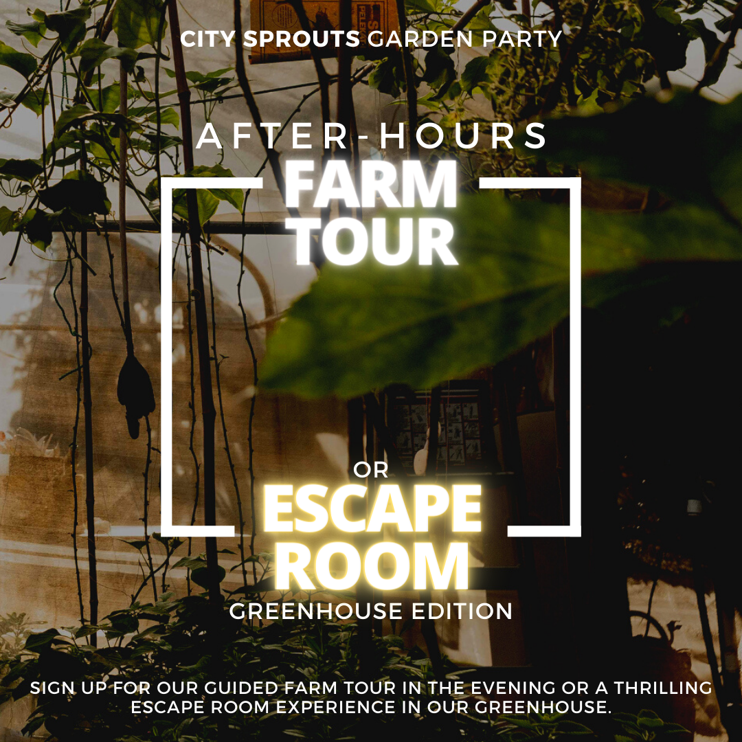 City Sprouts Garden Party - Escape Room Greenhouse Edition