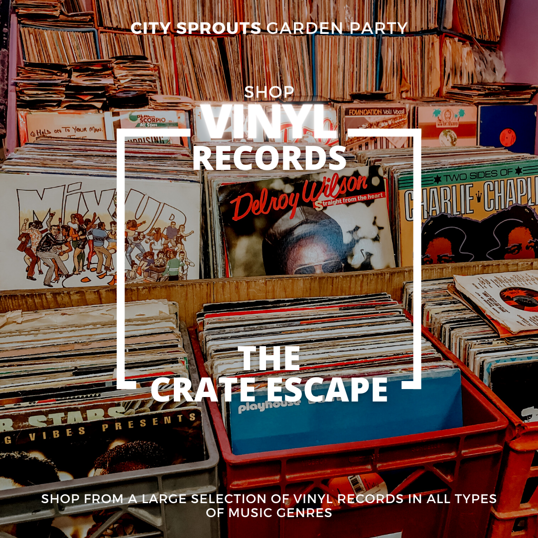 City Sprouts Garden Party - Vinyl Records Crate Sale