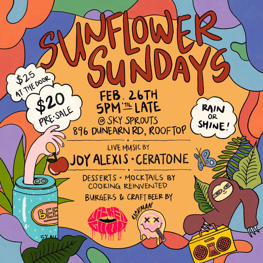 [Tickets Available at the Door] Sunflower Sundays | February Sunset Party