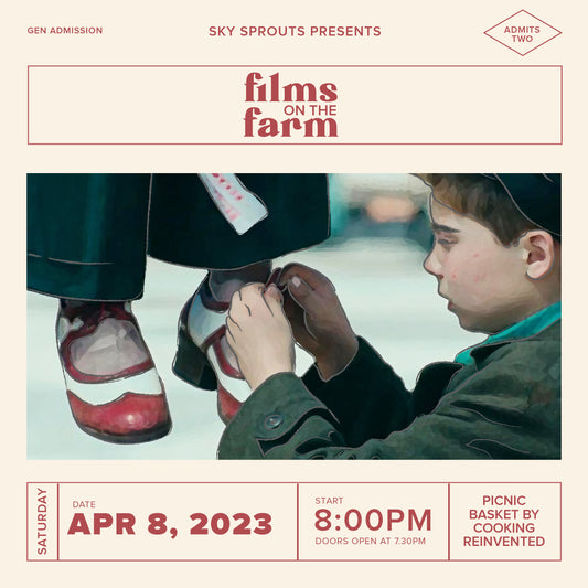Films on the Farm | Outdoor movie screening & picnic in April!